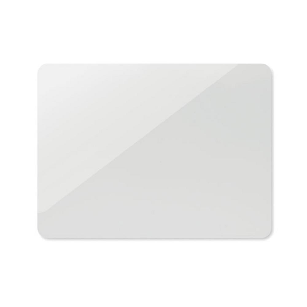 Prostokątny magnes z PVC MAGREC 75 – biały mo2846-06 Prostokątny magnes z PVC MAGREC 75 - biały