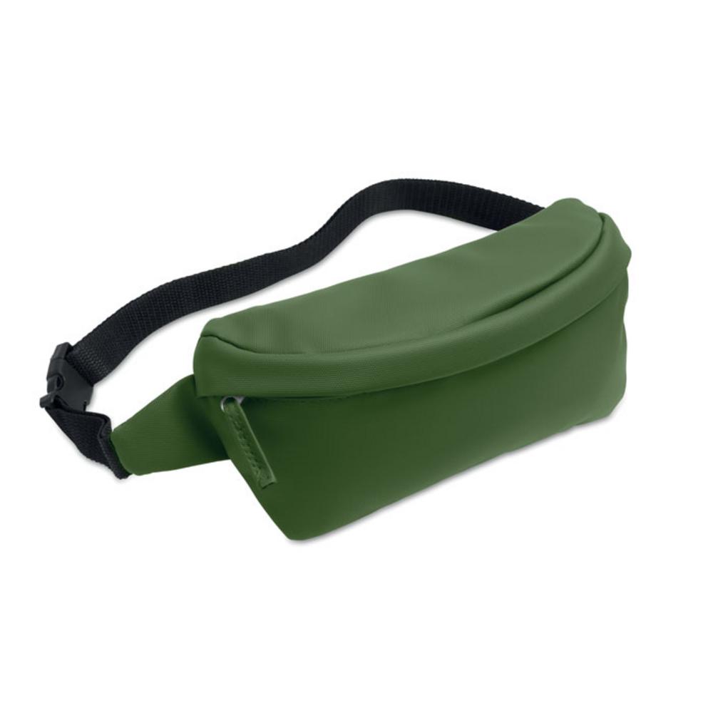 Saszetka z materiału 600D RPET BANGKOK WAIST – ciemnozielona mo2641-60 Saszetka z materiału 600D RPET BANGKOK WAIST - ciemnozielona
