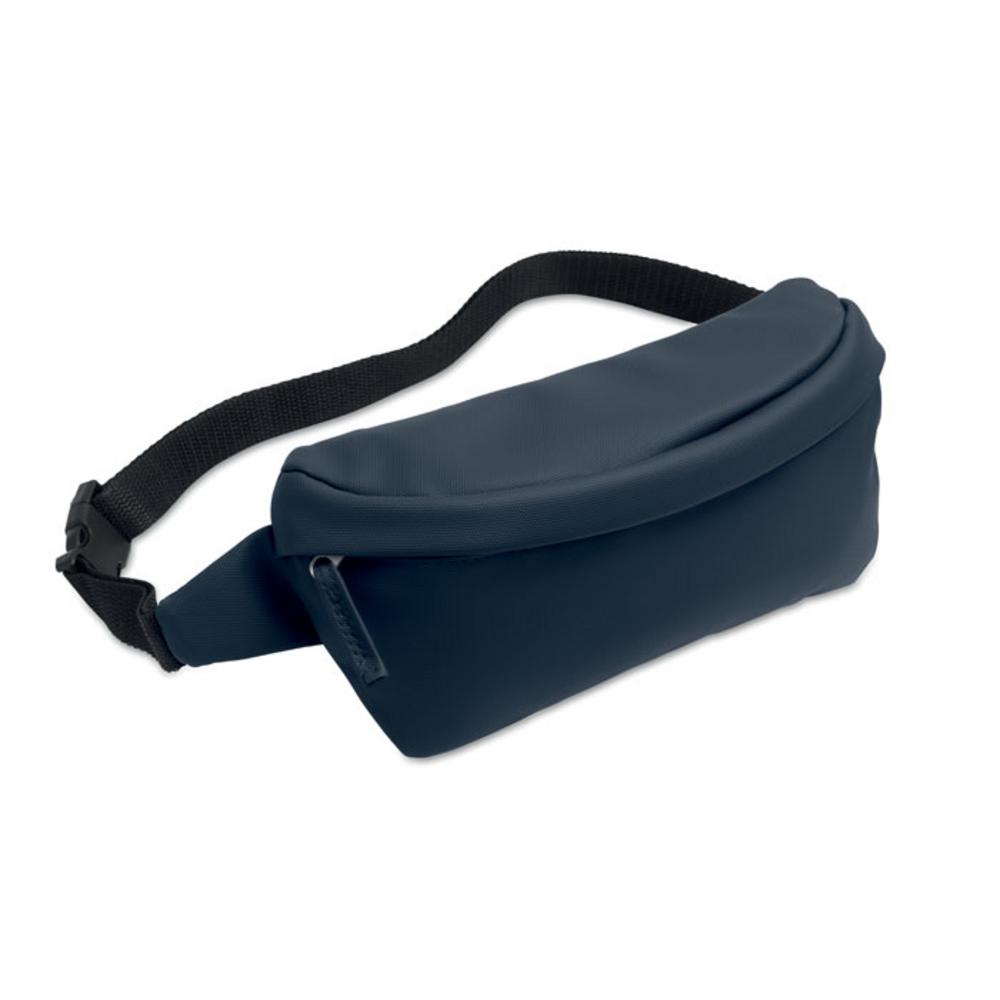 Saszetka z materiału 600D RPET BANGKOK WAIST – niebieska mo2641-04 Saszetka z materiału 600D RPET BANGKOK WAIST - niebieska