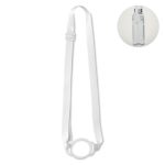 Smycz z uchwytem na kubek 6 cm LANCUP - biała