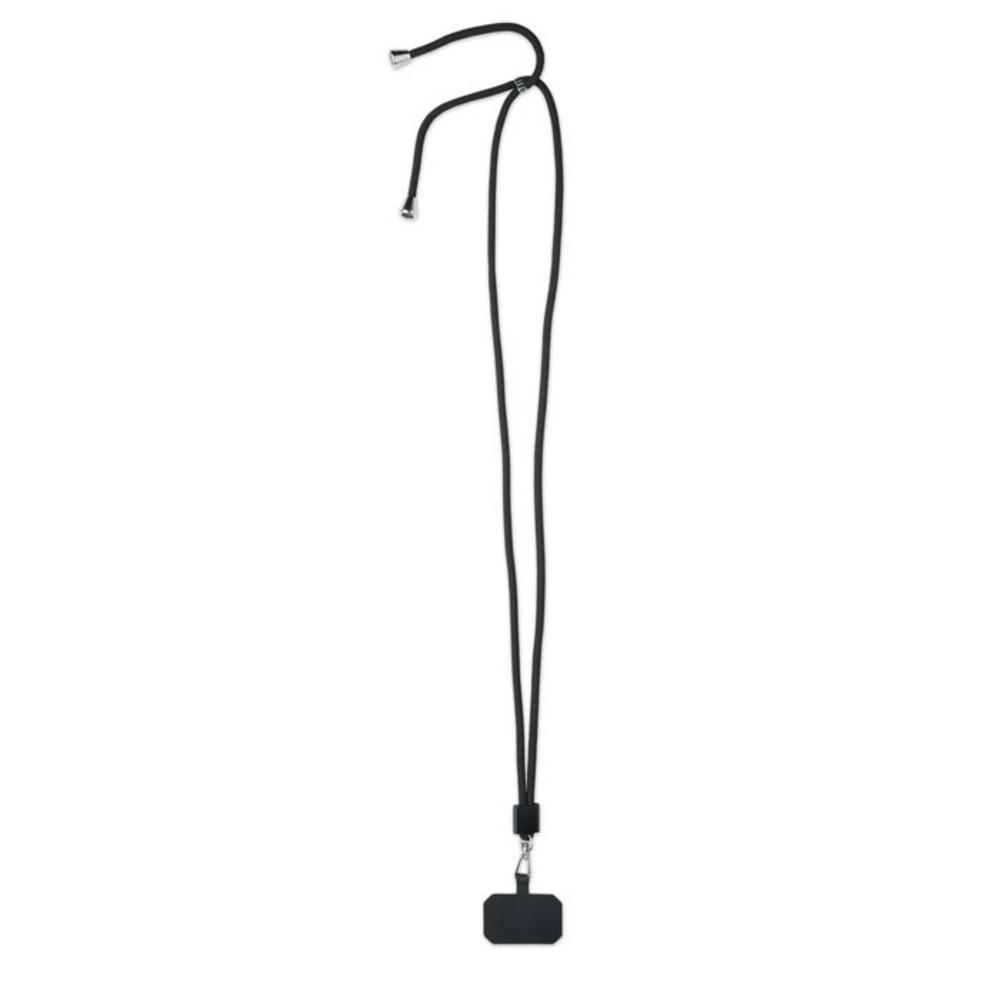 Smycze z logo – smycz do telefonu z rpet nonette mo6925-03-back Smycz do telefonu z RPET NONETTE mo6925-03-back