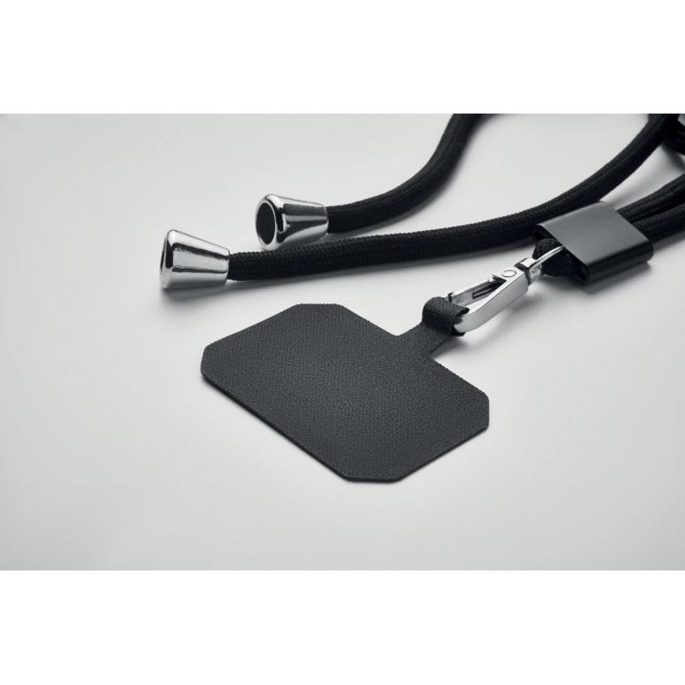 Smycze z logo – smycz do telefonu z rpet nonette mo6925-03-side Smycz do telefonu z RPET NONETTE mo6925-03-side