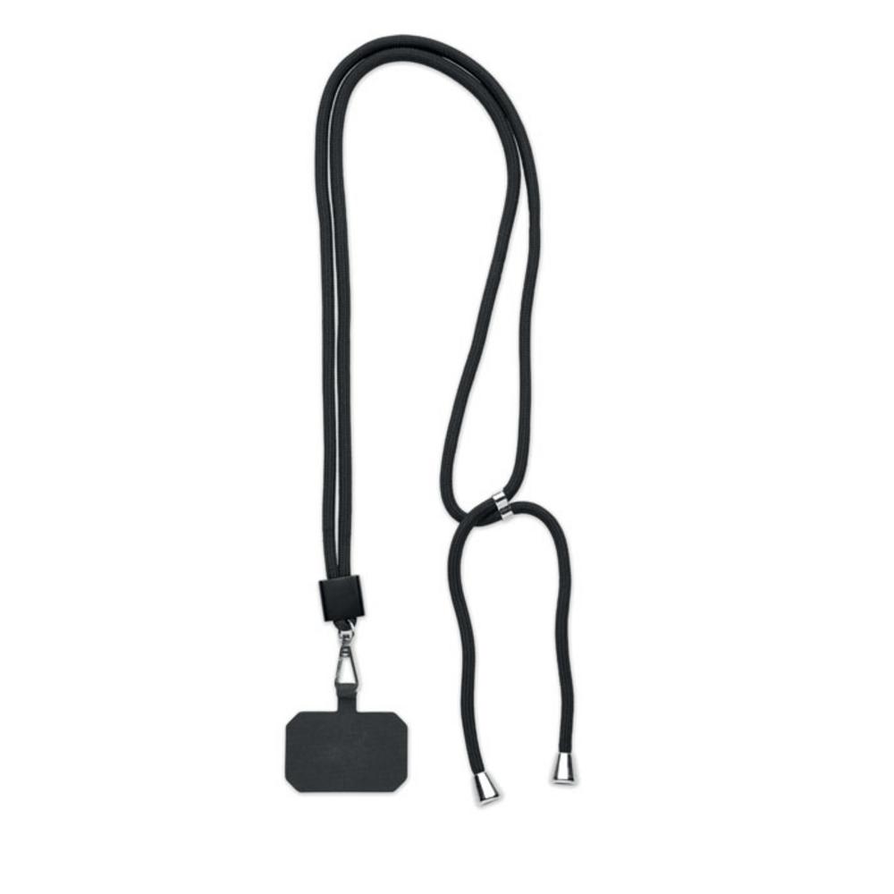 Smycze z logo – smycz do telefonu z rpet nonette mo6925-03 Smycz do telefonu z RPET NONETTE mo6925-03
