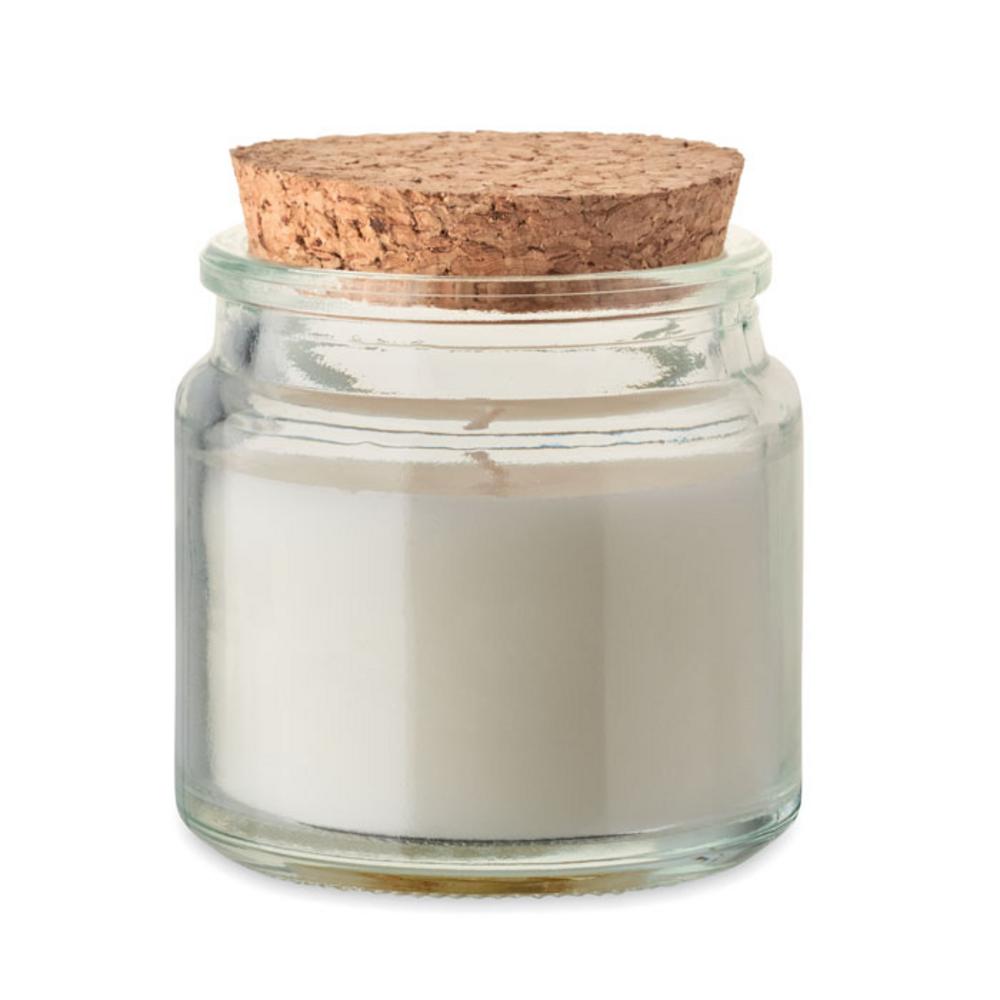 Świeca z wosku roślinnego 70gr VALO – beżowa mo2707-13 Świeca z wosku roślinnego 70gr VALO - beżowa