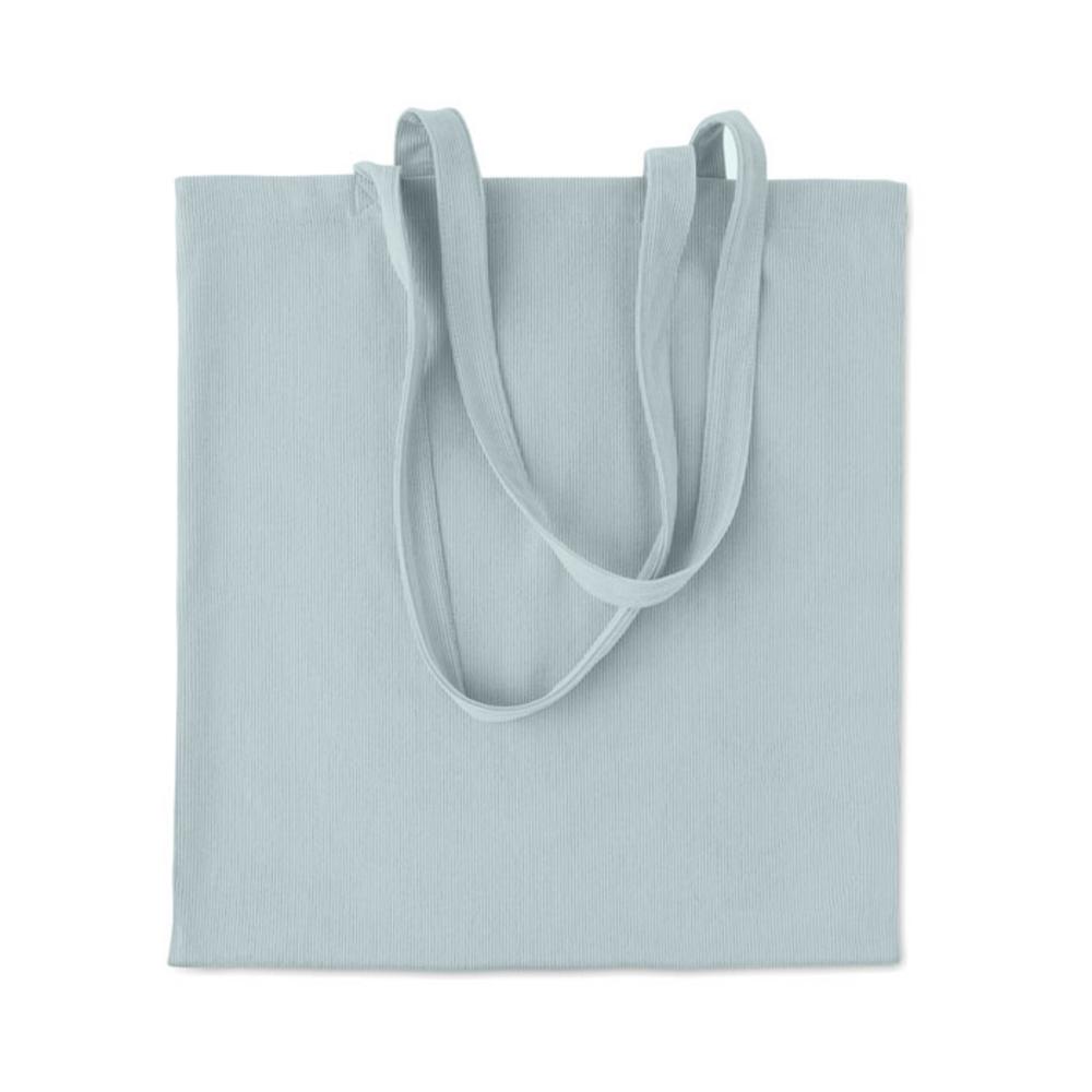 Sztruksowa torba na zakupy CORDY B – baby blue mo2874-66 Sztruksowa torba na zakupy CORDY B - baby blue