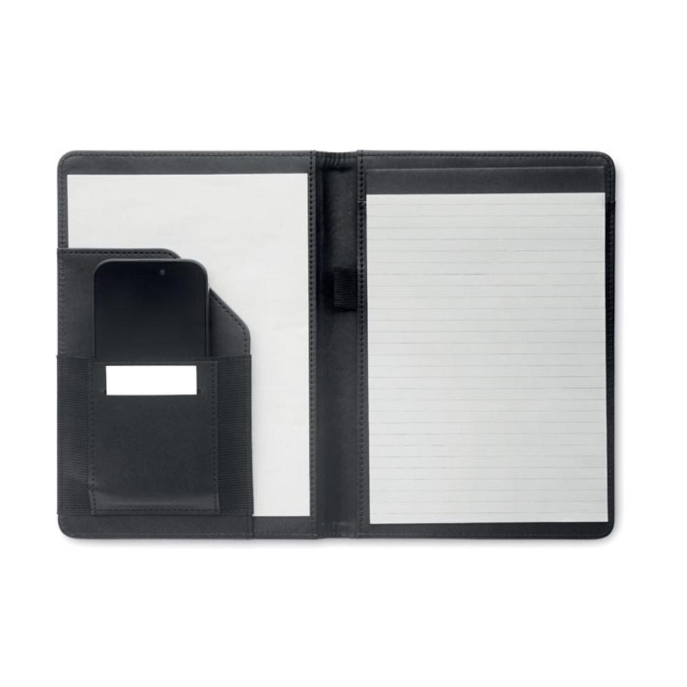 Teczki z logo – teczka a5 300d rpet folio mo2569-03-side Teczka A5 300D RPET FOLIO mo2569-03-side