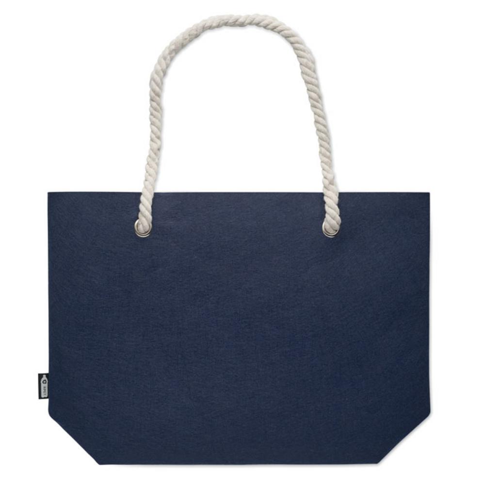 Torby na zakupy z logo – filcowa torba plażowa rpet feltsea mo2416-04-side Filcowa torba plażowa RPET FELTSEA mo2416-04-side
