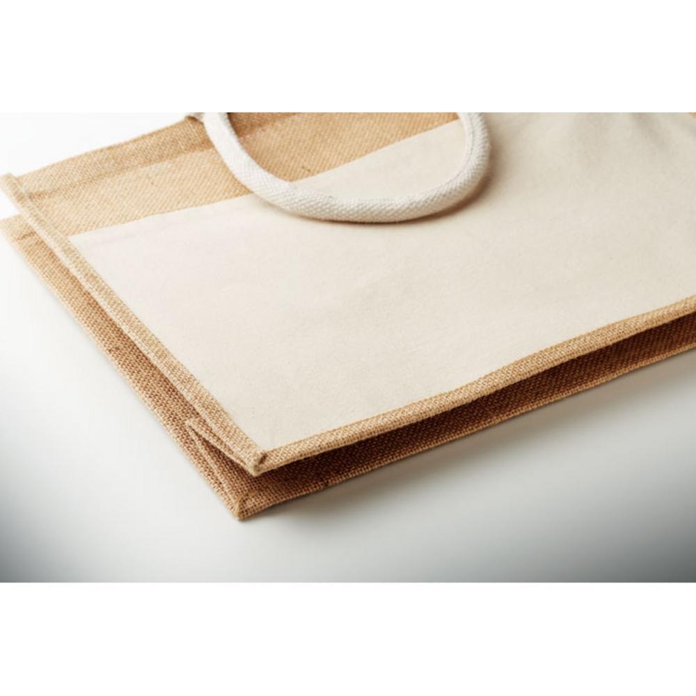 Torby na zakupy z logo – jutowa torba na zakupy baga mo2858-13-detail Jutowa torba na zakupy BAGA mo2858-13-detail