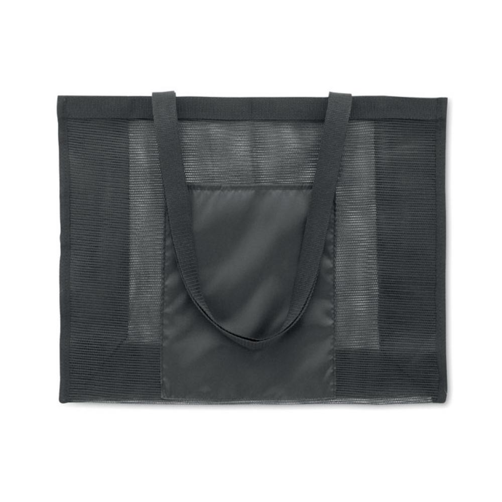 Torby na zakupy z logo – torba na zakupy z siatki rpet limp mo2836-03-back Torba na zakupy z siatki RPET LIMP mo2836-03-back