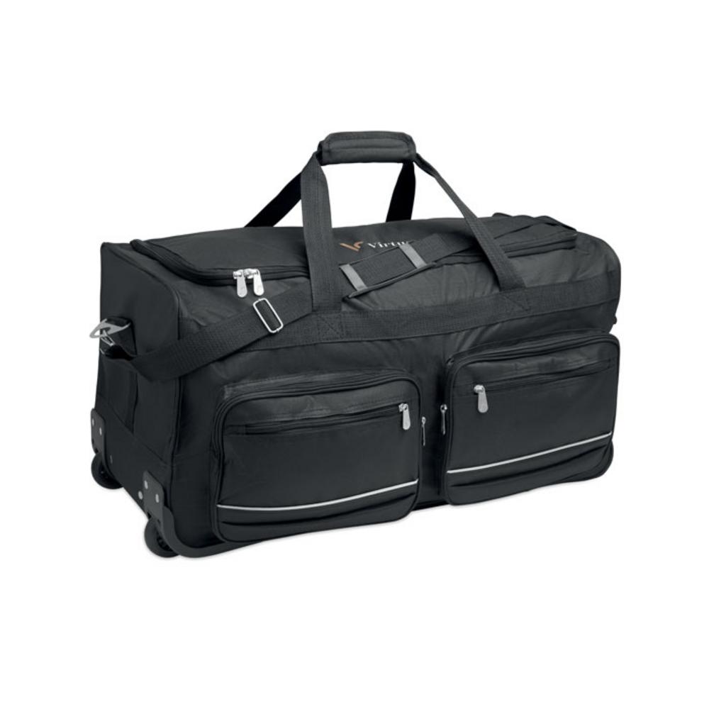Torby podróżne z logo – torba na kółkach 600d rpet itfits mo2942-03-print Torba na kółkach 600D RPET ITFITS mo2942-03-print