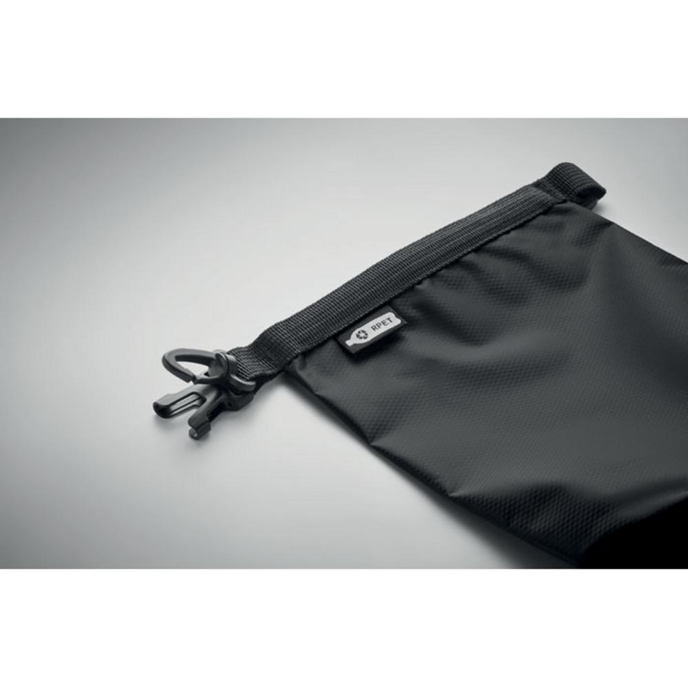Torby podróżne z logo – wodoodporna torba 210t rpet 1,5 bolsaible mo2466-03-side Wodoodporna torba 210T RPET 1,5 BOLSAIBLE mo2466-03-side