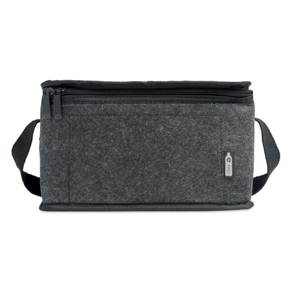 Torby termiczne z logo – filcowa torba chłodząca rpet fooler mo2464-15-side Filcowa torba chłodząca RPET FOOLER mo2464-15-side