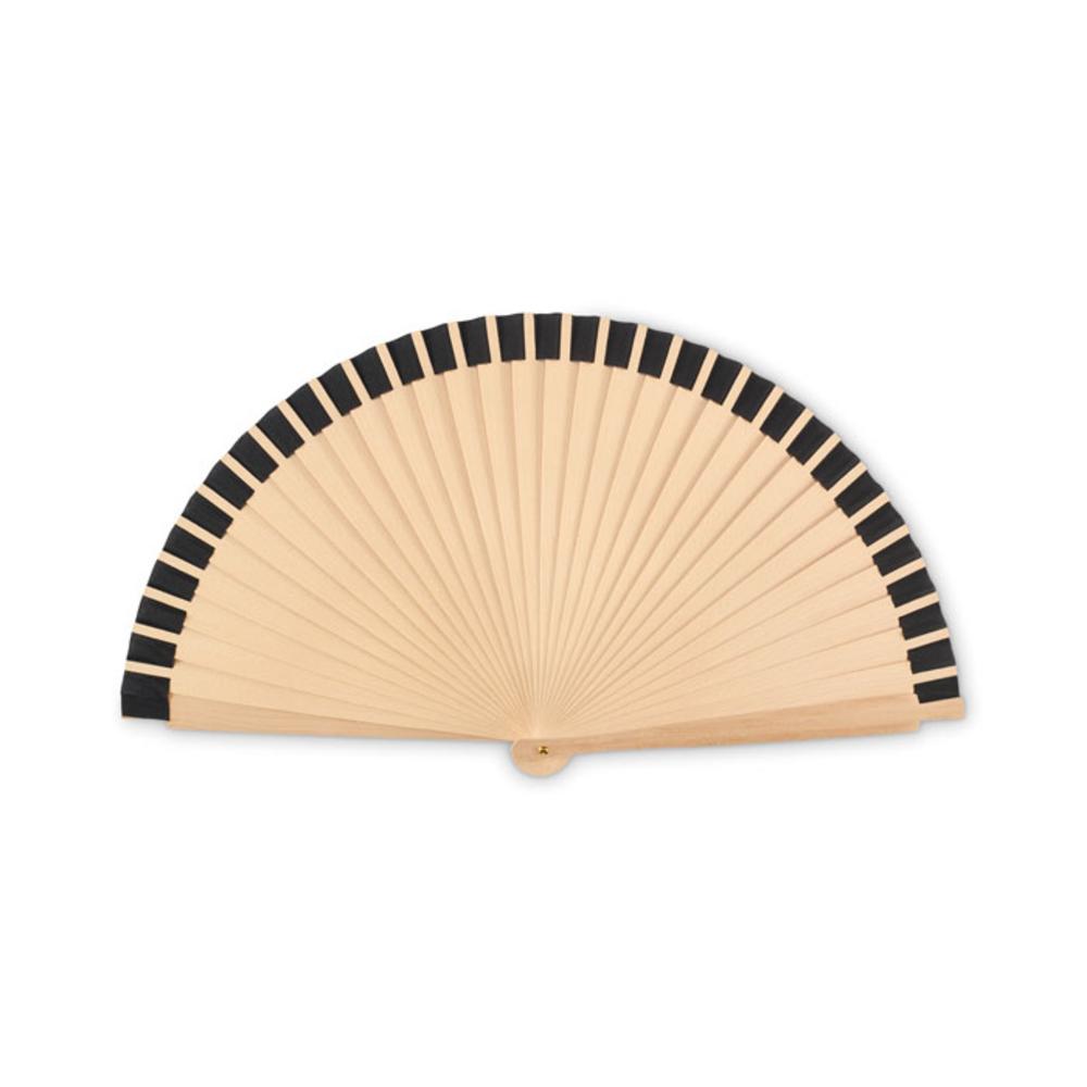 Wachlarze z logo – drewniany wachlarz woodfan mo2883-03-back Drewniany wachlarz WOODFAN mo2883-03-back