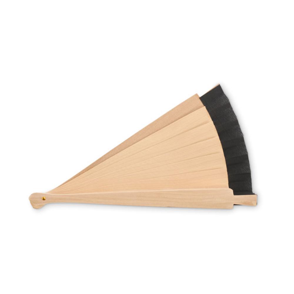 Wachlarze z logo – drewniany wachlarz woodfan mo2883-03-detail Drewniany wachlarz WOODFAN mo2883-03-detail