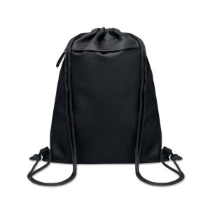 Worek ze sznurkiem 600D RPET BANGKOK BAG - czarny