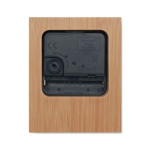 Bambusowy zegar stołowy CLAMBU mo2353-40-side