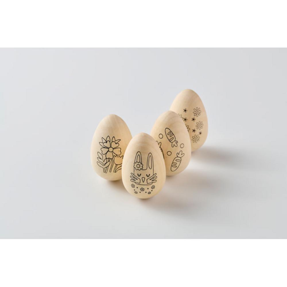 Zestawy do malowania z logo – zestaw drewnianych jajek do mal eiset mo2563-40-detail Zestaw drewnianych jajek do mal EISET mo2563-40-detail