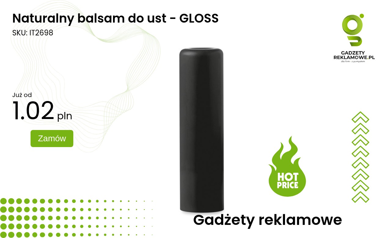 Naturalny balsam do ust - GLOSS Naturalny balsam do ust GLOSS