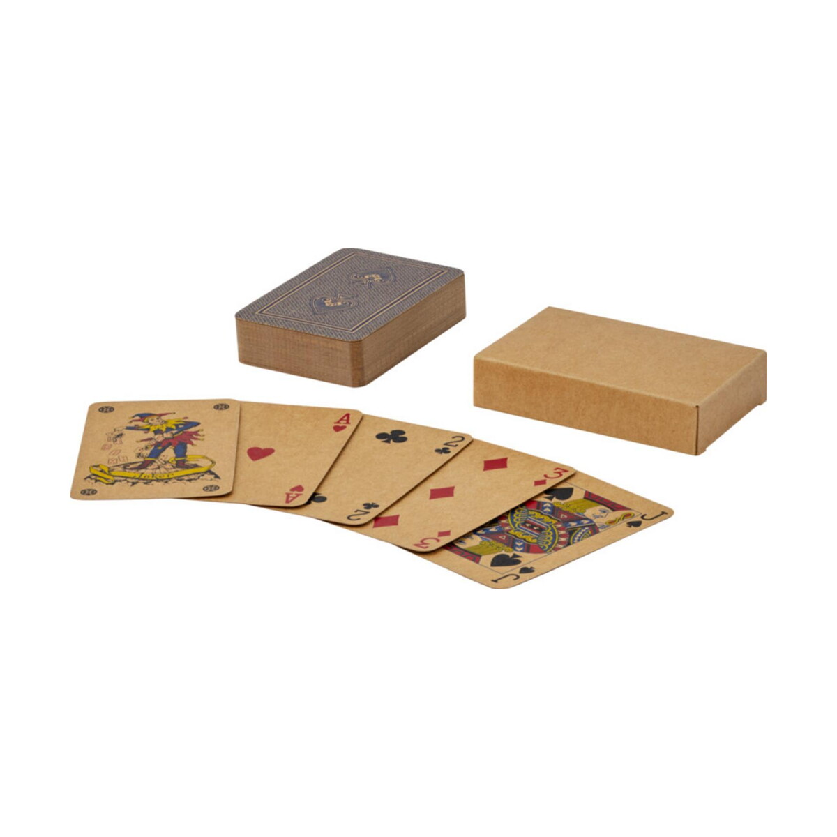 Ace zestaw kart do gry z papieru Kraft - piasek pustyni
