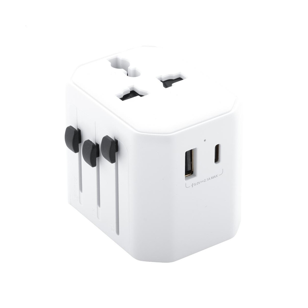 Adaptery podróżne z logo – jetsetter adapter podróżny / przejściówki AP864046-01 Jetsetter adapter podróżny / przejściówki AP864046-01