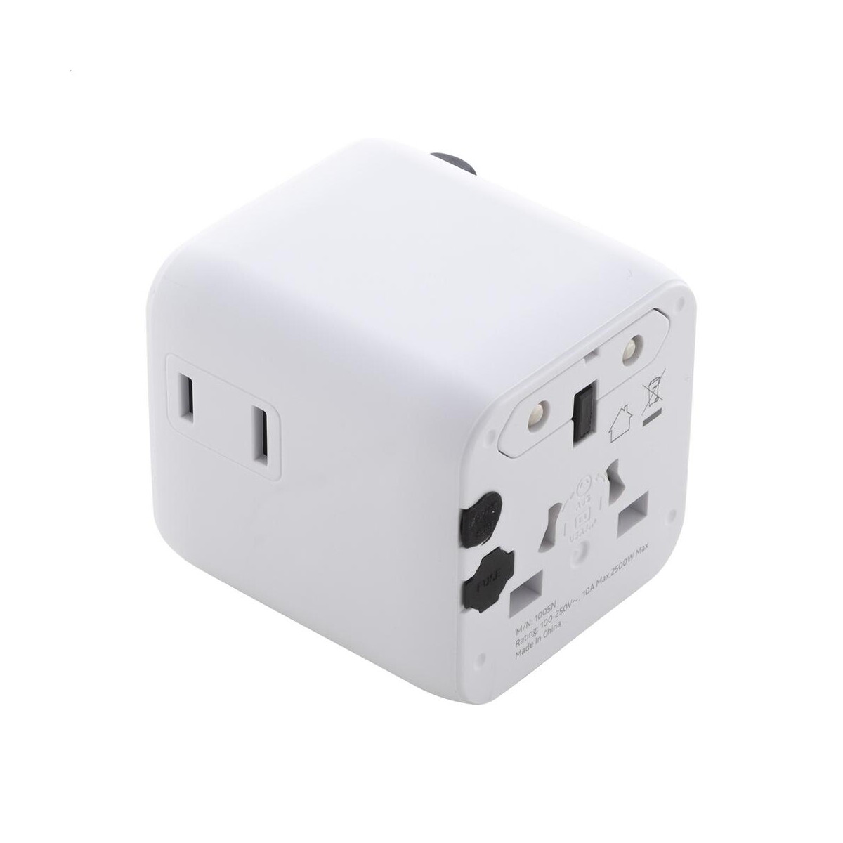 Adaptery podróżne z logo – jetsetter pico adapter podróżny rpc AP864057-01__F Jetsetter Pico adapter podróżny RPC AP864057-01__F