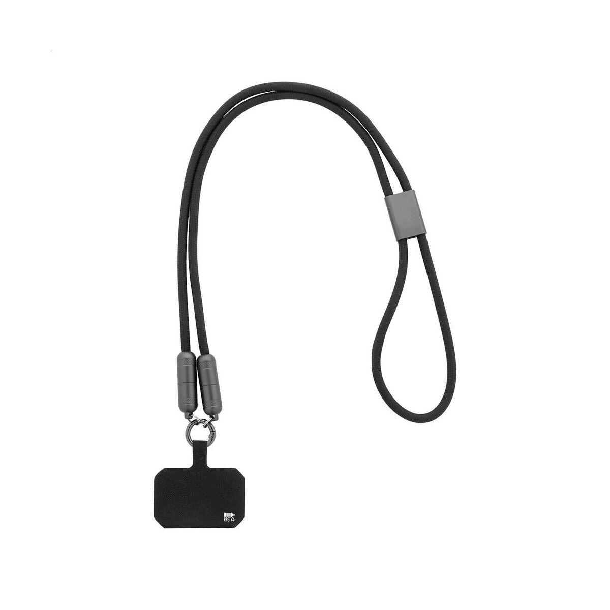Akcesoria do smartfonów z logo – fastly kabel ładujący 60 w – smycz rpet AP864118-10__A Fastly Kabel ładujący 60 W - smycz RPET AP864118-10__A