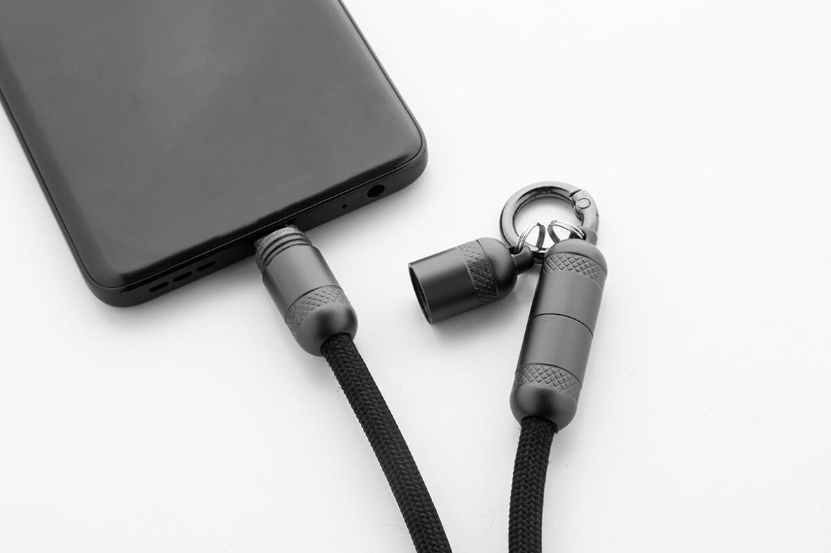 Akcesoria do smartfonów z logo – fastly kabel ładujący 60 w – smycz rpet AP864118-10__CU1 Fastly Kabel ładujący 60 W - smycz RPET AP864118-10__CU1