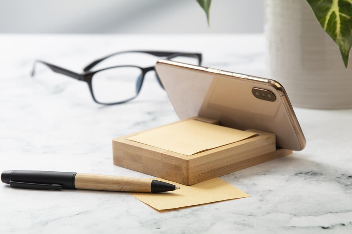 Akcesoria do smartfonów z logo – matsu uchwyt na telefon z notatnikiem / karteczki AP809359__DG2 Matsu uchwyt na telefon z notatnikiem / karteczki AP809359__DG2