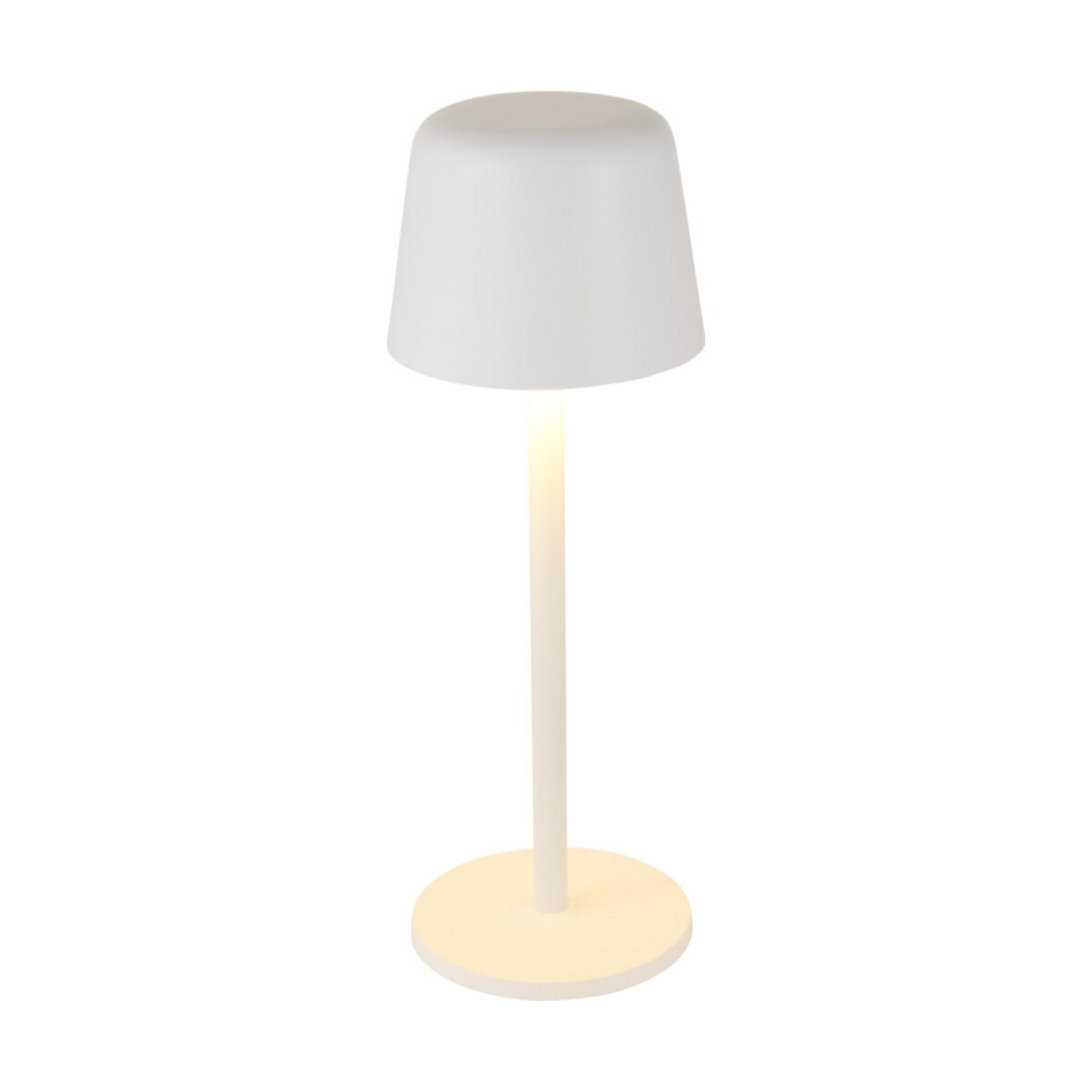 Alya lampa stołowa z możliwością ładowania i ściemniania, z 3 trybami świecenia – biała 12449001 Alya lampa stołowa z możliwością ładowania i ściemniania, z 3 trybami świecenia - biała