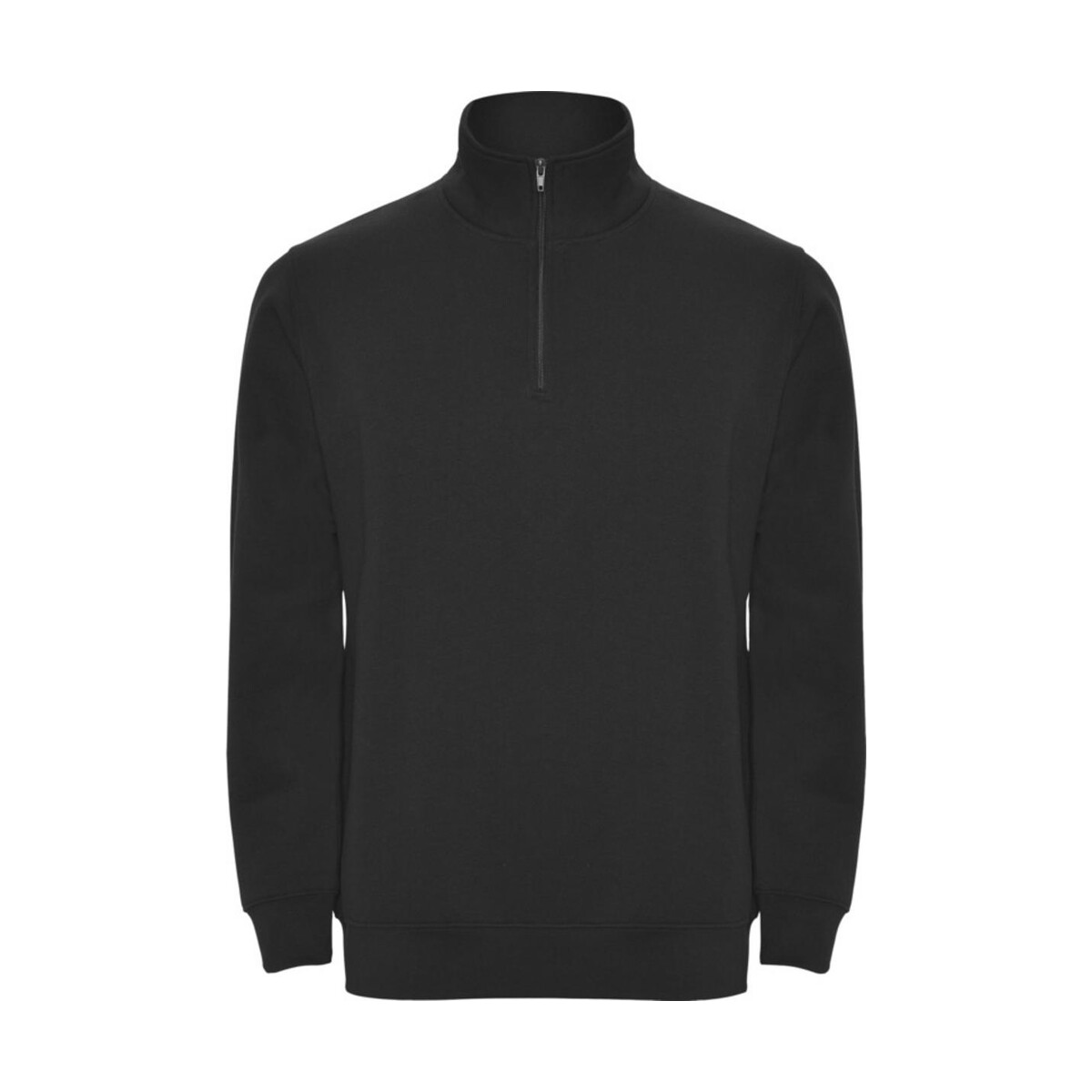 Aneto bluza rozpinany pod szyją na suwak – czarna r11093o Aneto bluza rozpinany pod szyją na suwak - czarna