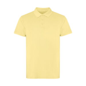 Austral koszulka polo unisex z krótkim rękawem - żółta
