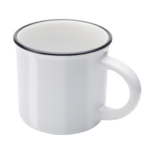 Bario kubek ceramiczny o pojemności 240 ml - biały