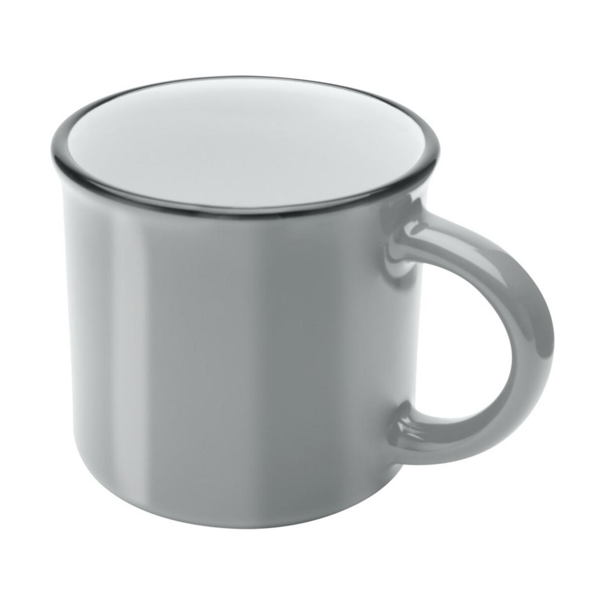 Bario kubek ceramiczny o pojemności 240 ml – szary 10084482 Bario kubek ceramiczny o pojemności 240 ml - szary