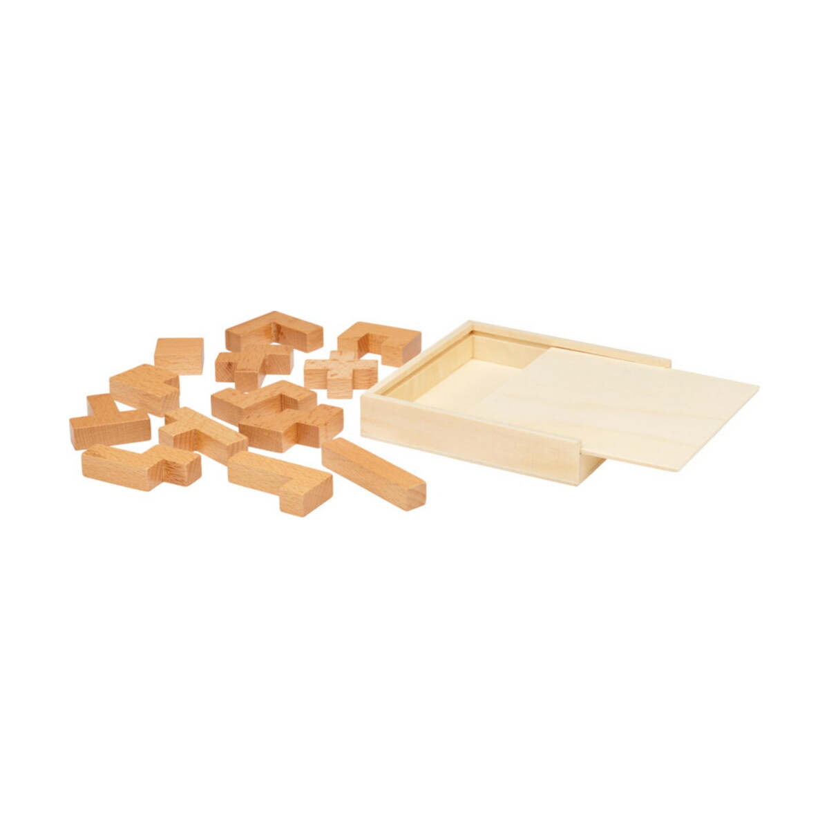 Bark drewniane puzzle - piasek pustyni