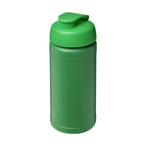 Baseline bidon o pojemności 500 ml z wieczkiem zaciskowym z materiałów z recyklingu - zielony