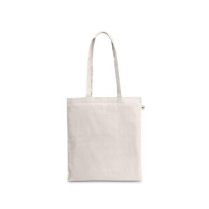BEJA. Torba z bawełny pochodzącej w 100% z recyklingu (180 g/m²) - Jasna naturalna