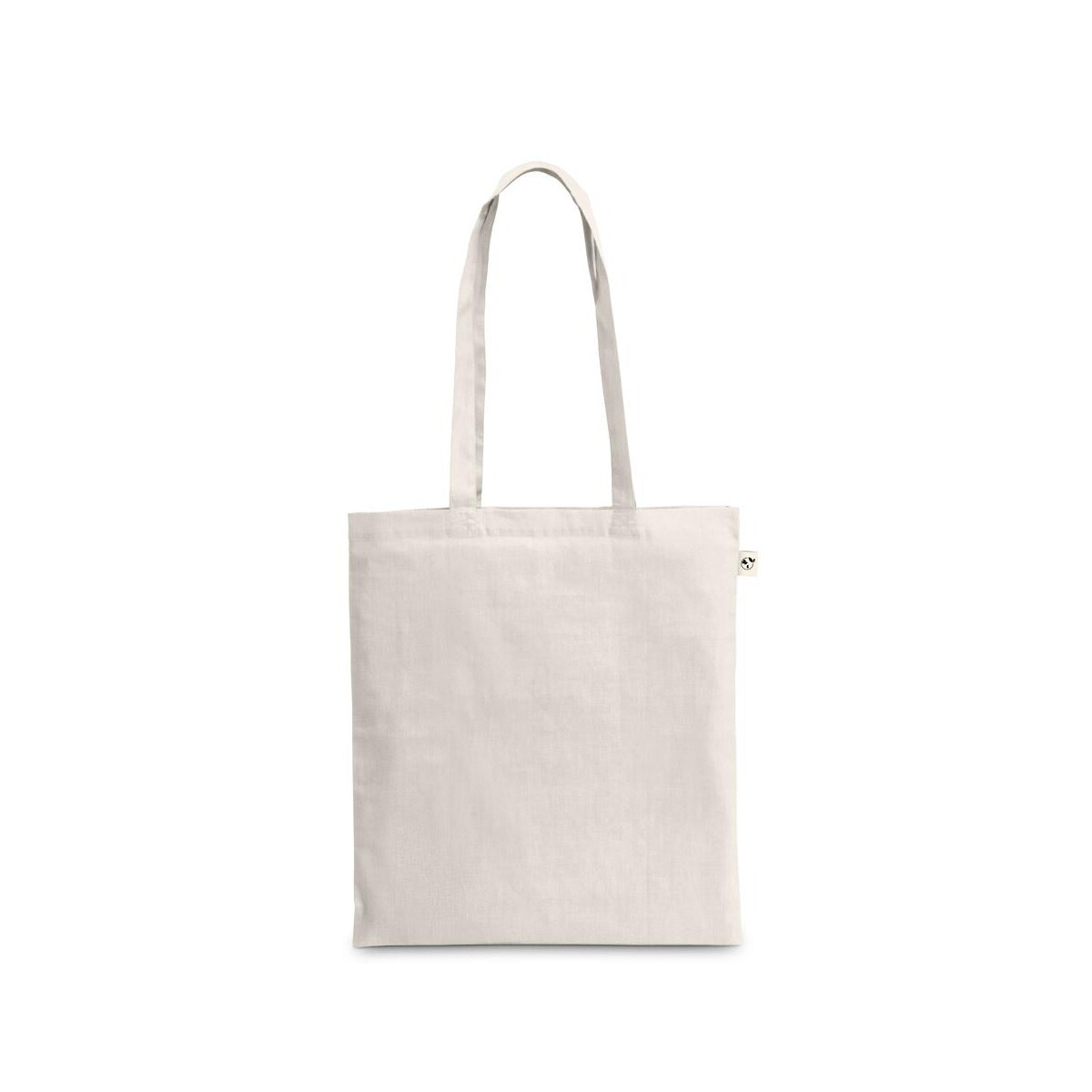 BEJA. Torba z bawełny pochodzącej w 100% z recyklingu (180 g/m²) - Jasna naturalna