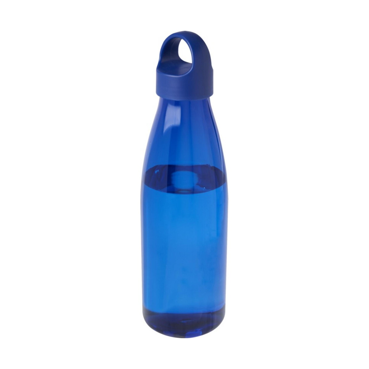 Bergen butelka na wodę o pojemności 800 ml z tworzyw sztucznych pochodzących z recyklingu – niebieska 10083553 Bergen butelka na wodę o pojemności 800 ml z tworzyw sztucznych pochodzących z recyklingu - niebieska