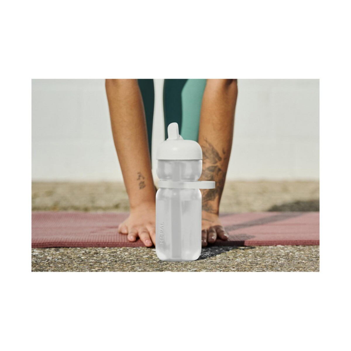 Bidony z logo – mepal bidon o pojemności 600 ml z odchylaną pokrywką 10091301_m1 Mepal bidon o pojemności 600 ml z odchylaną pokrywką 10091301_m1