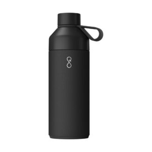Big Ocean Bottle izolowany próżniowo bidon na wodę o pojemności 1000 ml - czarny