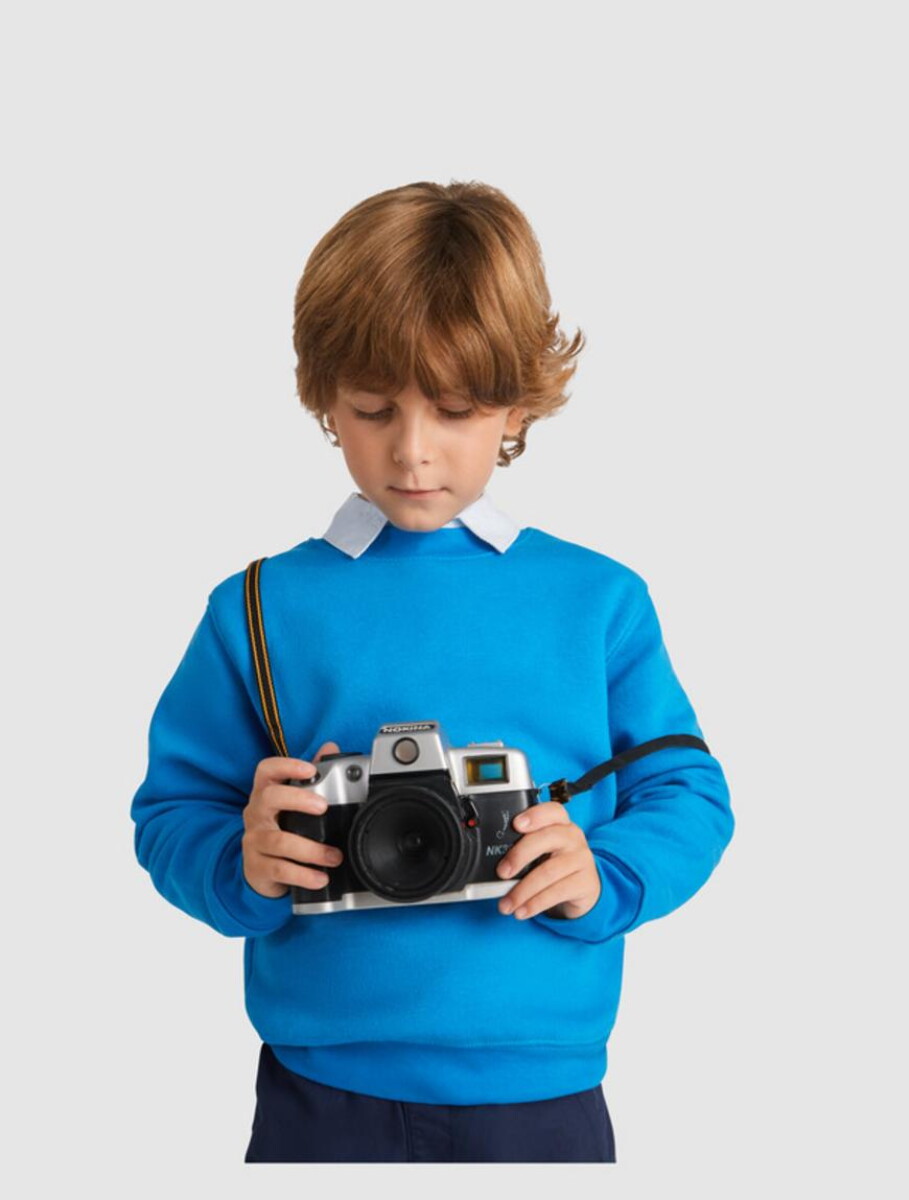 Bluzy z logo – bluza clasica kids k10701b_m1 Bluza Clasica KIDS k10701b_m1