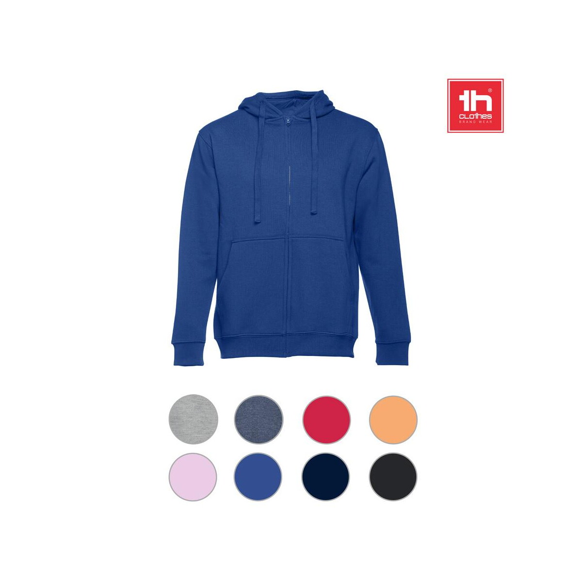 Bluzy z logo – thc amsterdam. męska bluza z bawełny i poliestru 30161_a THC AMSTERDAM. Męska bluza z bawełny i poliestru 30161_a