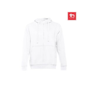 THC AMSTERDAM WH. Męska bluza z kapturem i pełnym zamkiem 30256_set