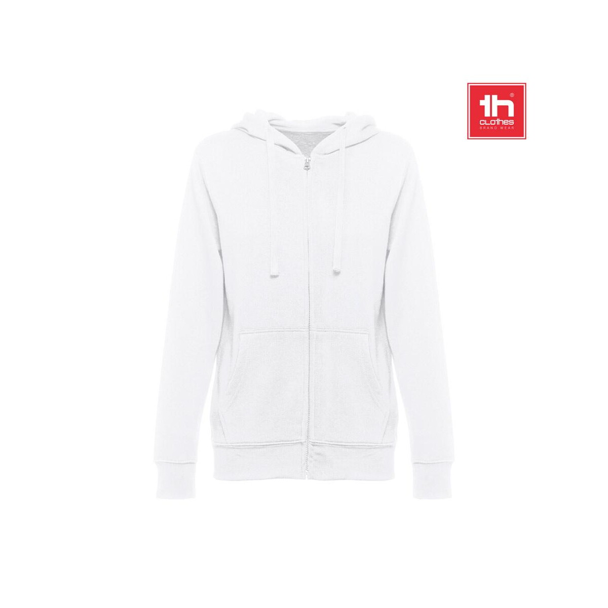 Bluzy z logo – thc amsterdam women wh. bluza damska z kapturem i pełnym zamkiem 30257_set THC AMSTERDAM WOMEN WH. Bluza damska z kapturem i pełnym zamkiem 30257_set