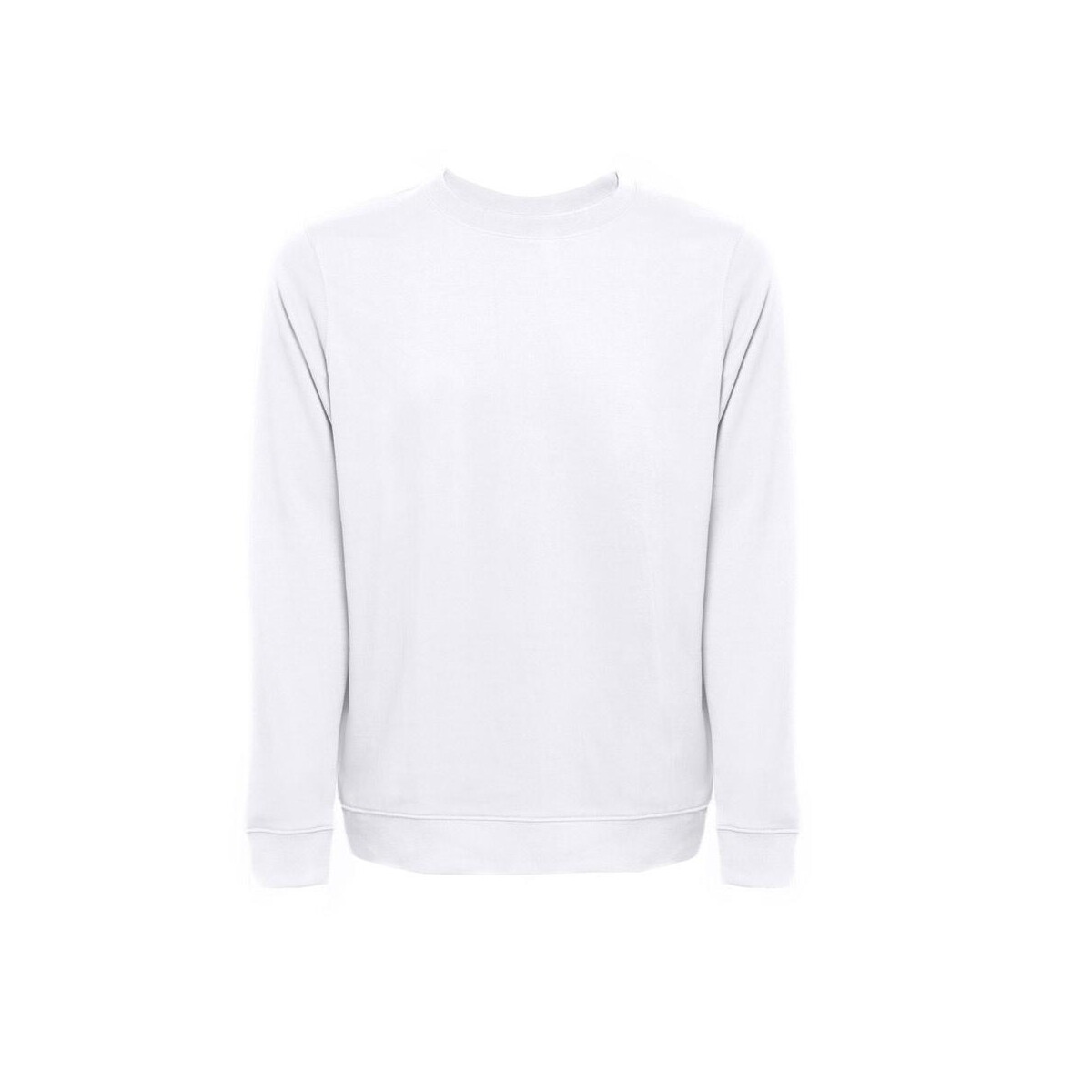 Bluzy z logo – thc colombo wh. bluza (unisex) z włoskiej frotte bez zapięcia. kolor biały 30265_106-a THC COLOMBO WH. Bluza (unisex) z włoskiej frotte bez zapięcia. Kolor biały 30265_106-a