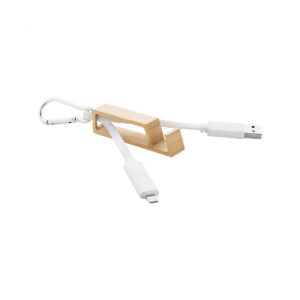Boppy kabel USB do ładowania - biały/naturalny