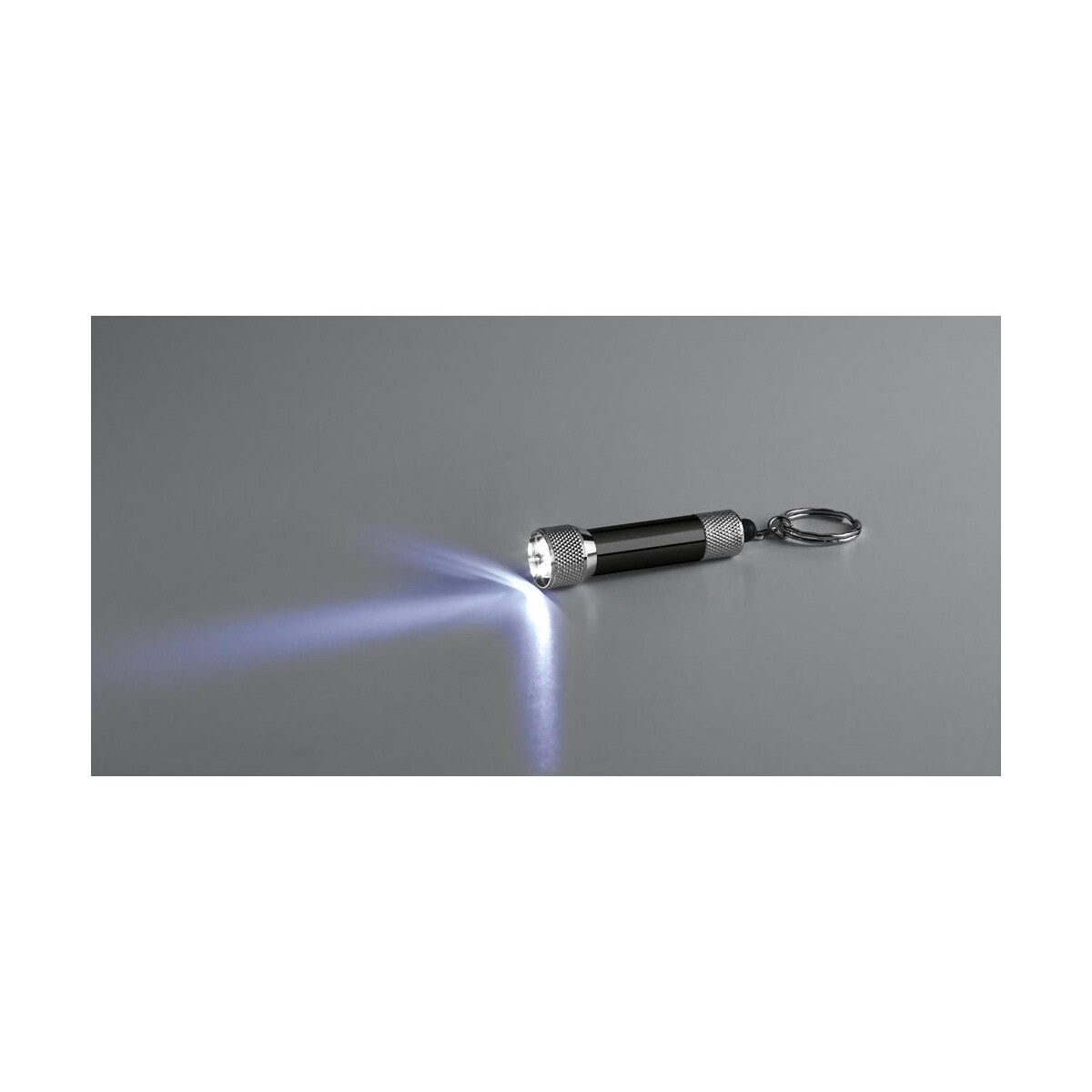 Breloki latarki z logo – re-lergan. aluminiowy brelok do kluczy (92% z recyklingu) z latarką led z 3 diodami 95092_103-c RE-LERGAN. Aluminiowy brelok do kluczy (92% z recyklingu) z latarką LED z 3 diodami 95092_103-c