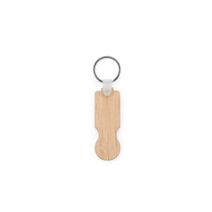 SHOPZ. Bambusowy brelok z końcówką w kształcie monety 95116_160-a