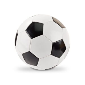 BRYCE. Piłka futbolowa z PVC - Czarna