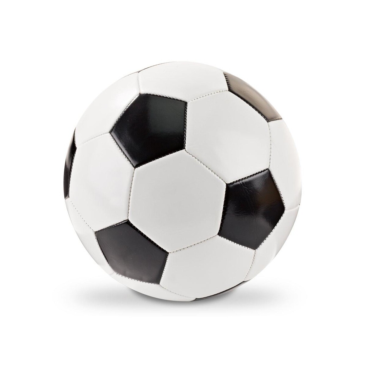 BRYCE. Piłka futbolowa z PVC – Czarna 98132_103 BRYCE. Piłka futbolowa z PVC - Czarna